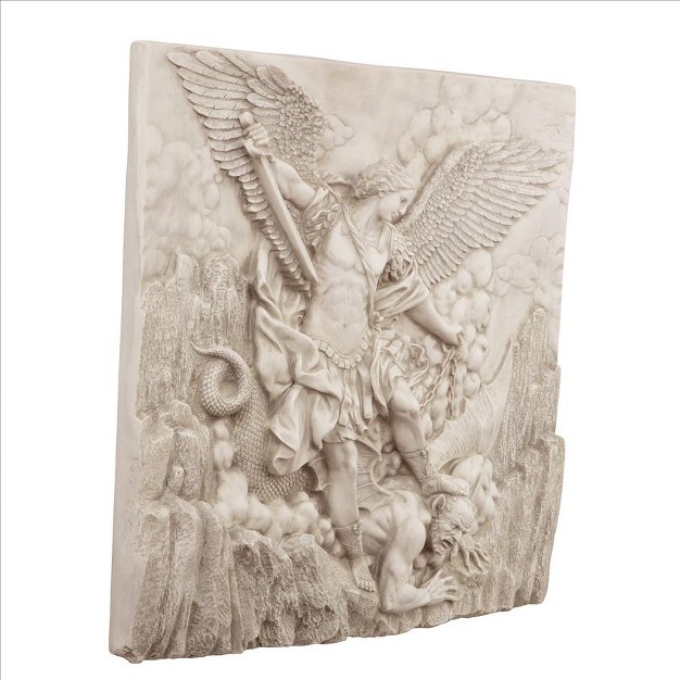 Design Toscano St Michael The Archangel Sculptural Wall Frieze