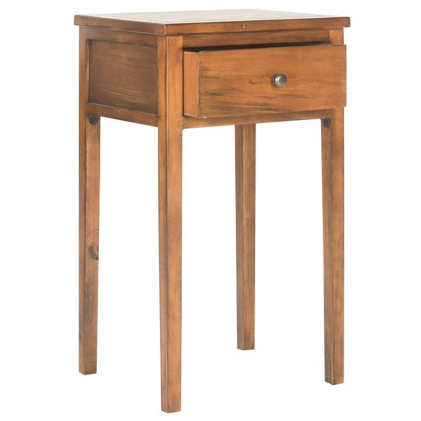 SAFAVIEH Abel Brown End Table - 16.9