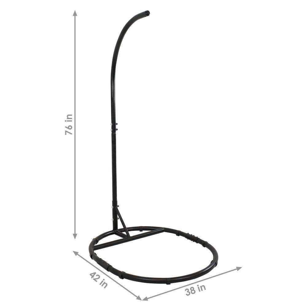 Ultimate Patio 76-Inch Steel Egg Chair Stand w/ Round Base