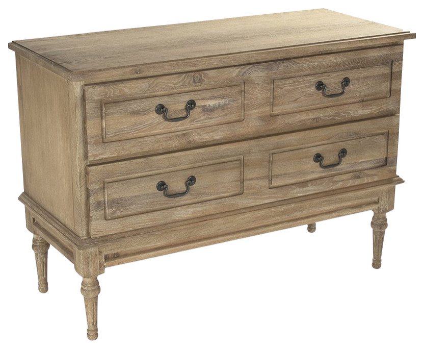 L  x27angley Chest  Limed Gray Oak   French Country   Accent Chests And Cabinets   by Nook  ampCottage  Houzz