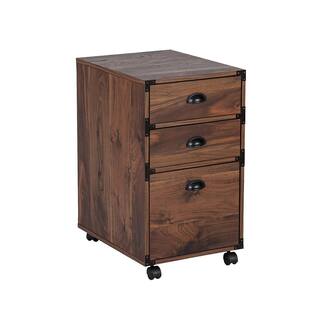 SAINT BIRCH Bombay Walnut 3-Drawer Lateral File Cabinet SBBX4300MFWN