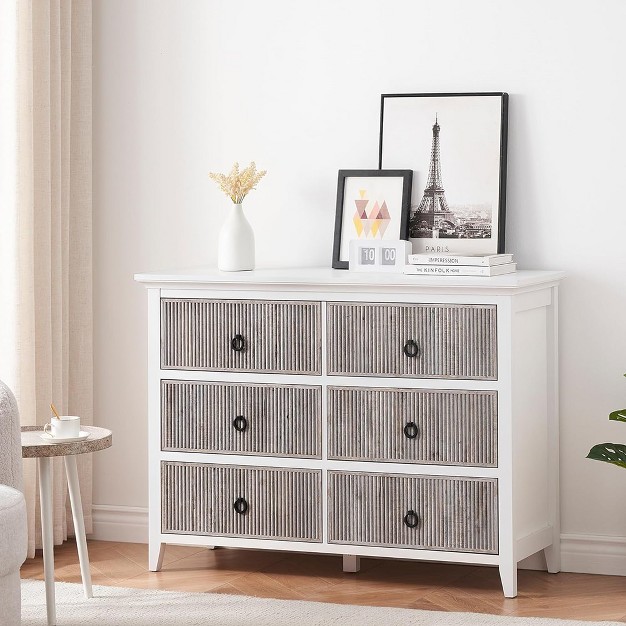 Trinity Trinity Dresser For Bedroom With 5 Drawers Wide Chest Of Drawers Long Wooden Dresser For Bedroom Living Room Hallway Nursery