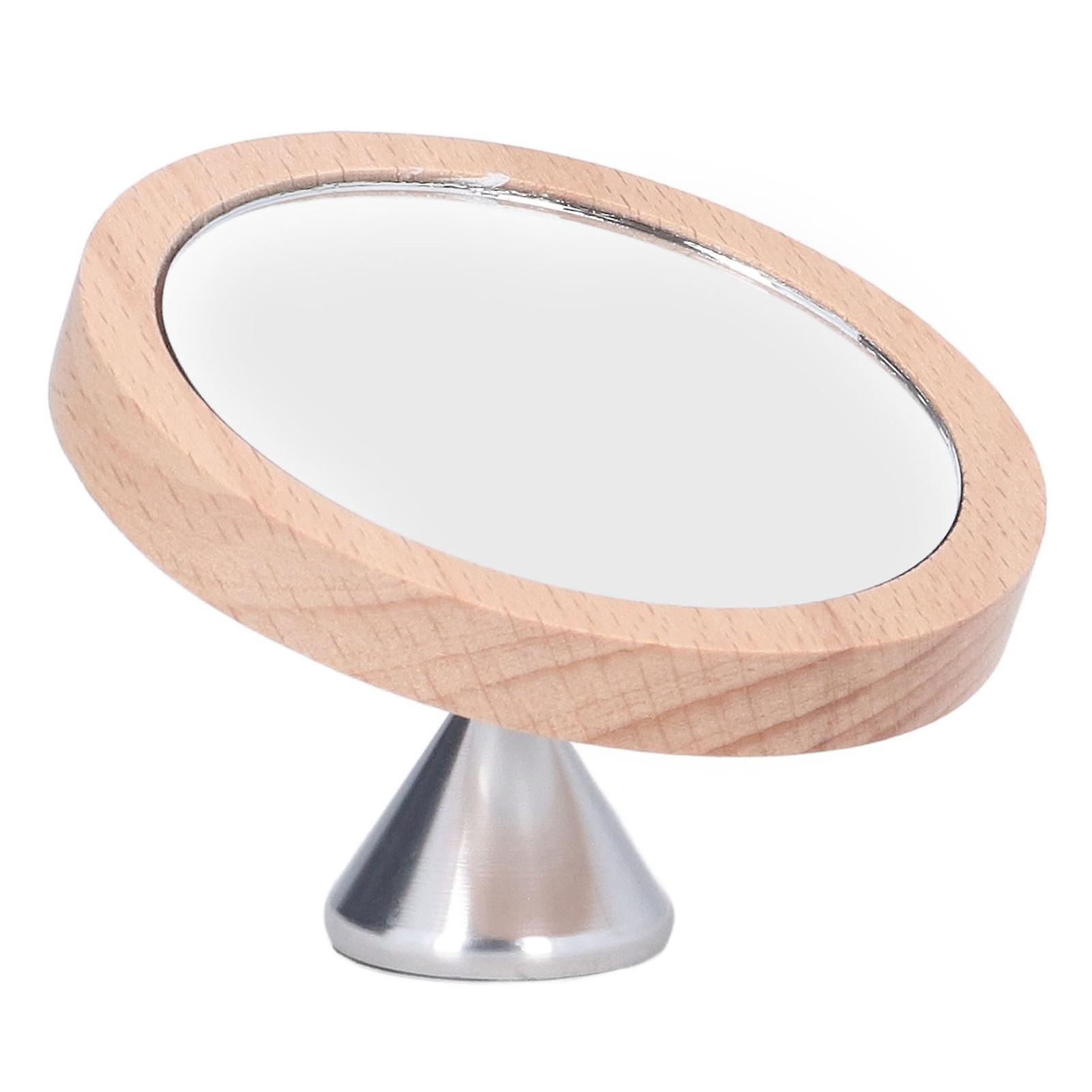 Coffee Reflective Mirror 360 Degree Rotating Coffee Tampering Reflective Lens for Restaurant Home Travel Silver