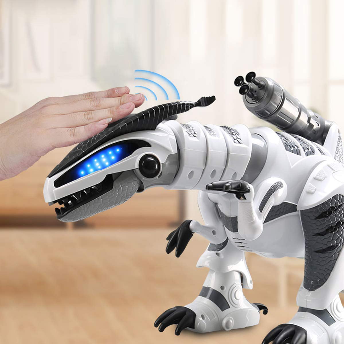 Fistone RC Robot Dinosaur Intelligent Interactive Smart Toy Electronic Remote Controller Robot Walking Dancing Singing with Fight Mode Toys for Kids Boys Girls Age 5 6 7 8 9 10 and Up Year