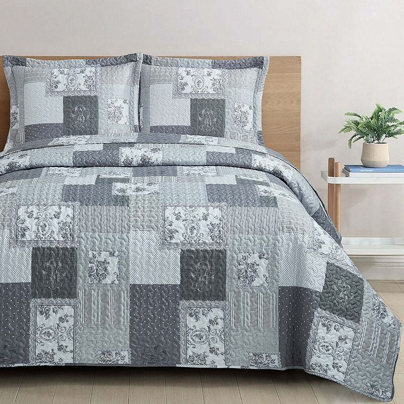 Rochelle Reversible Quilt Bedspread Set