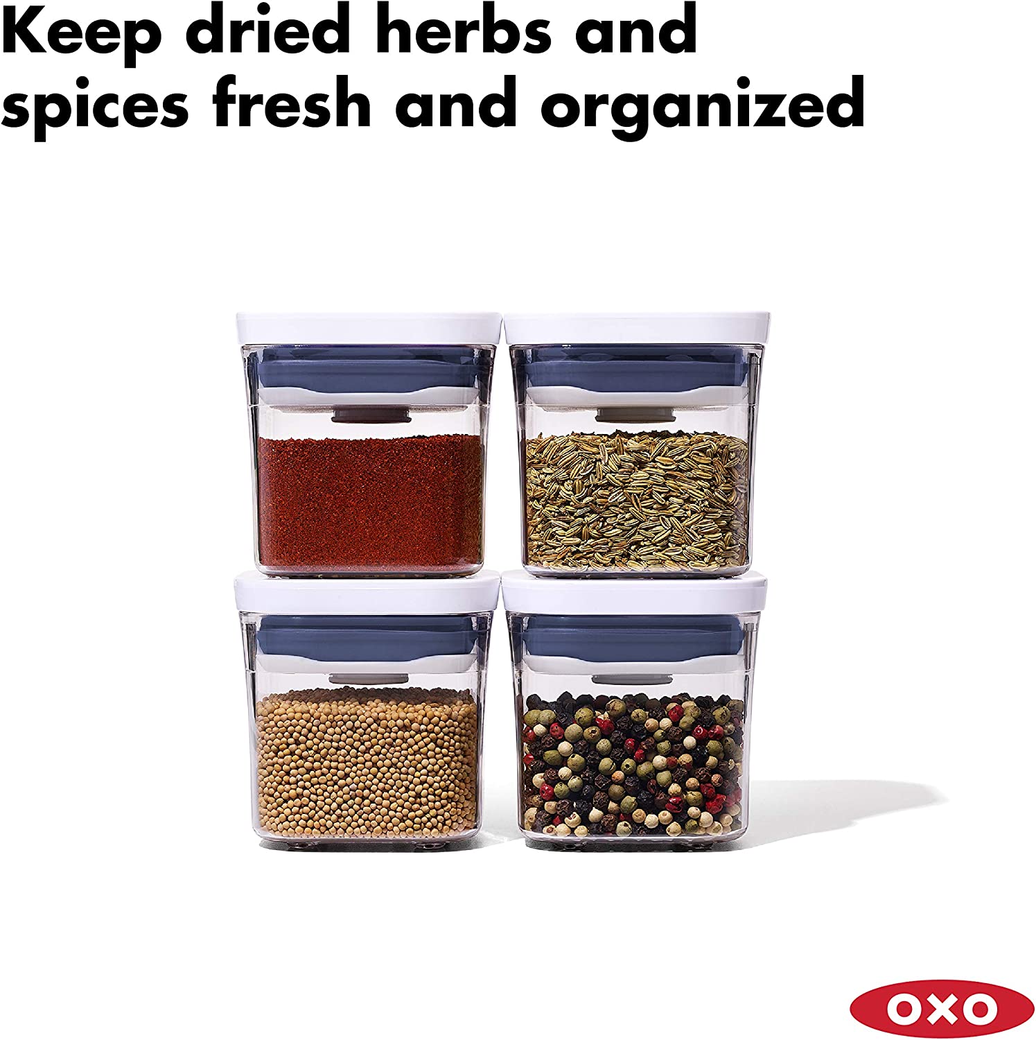 OXO Good Grips 4-Piece Mini POP Container Set