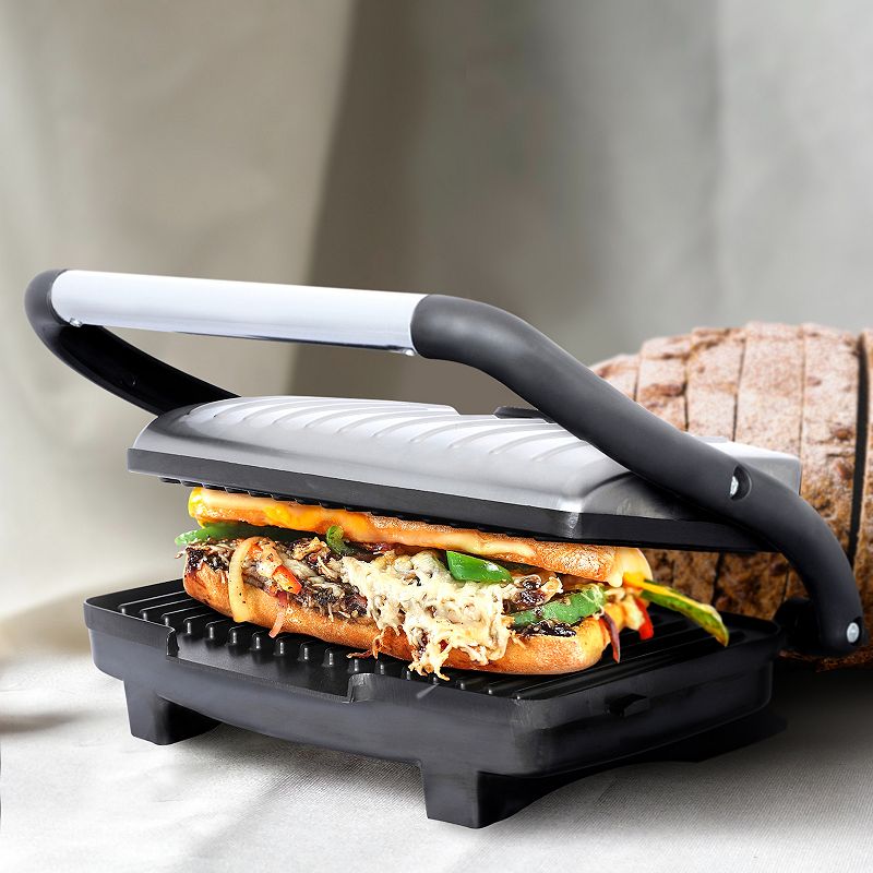 Brentwood Select TS-611 Compact Non-Stick Panini Grill and Sandwich Maker