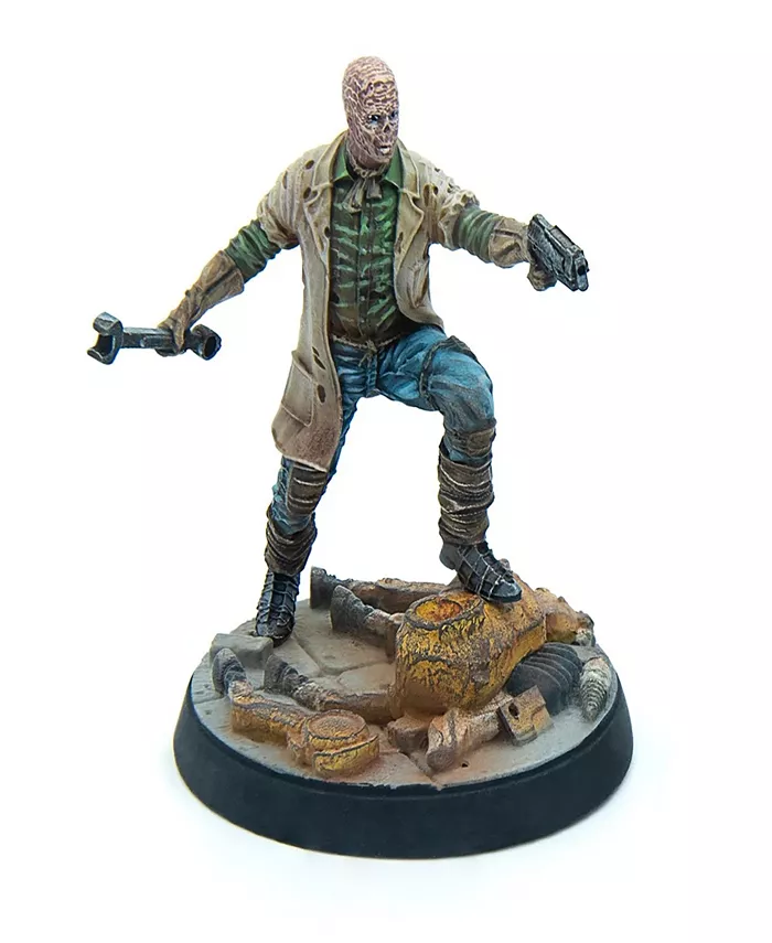 Modiphius Fallout Wasteland Warfare Survivors Ghoul Settlers the Slog 6 Unpainted Resin Miniatures