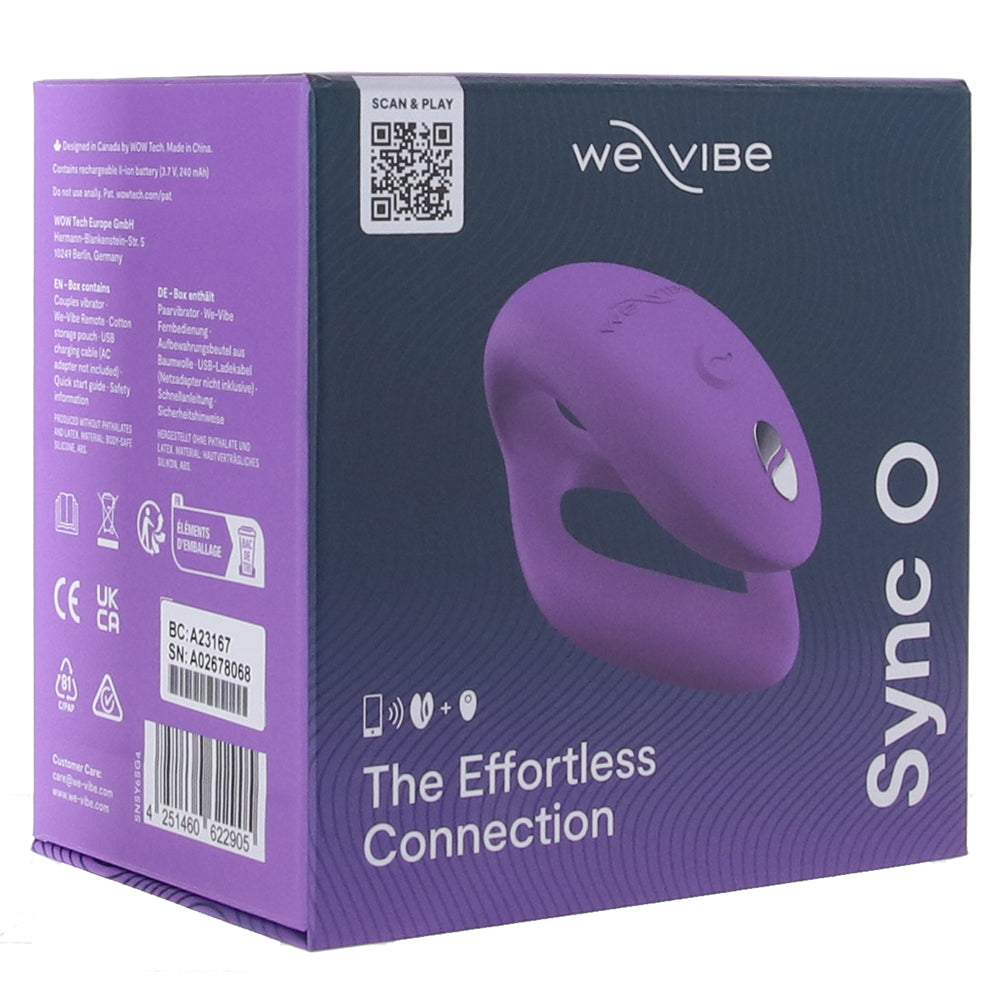 We-Vibe Sync O Expanding Couples Vibe in Purple