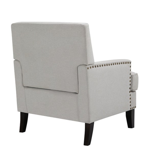 Modern Nailhead Accent Chair