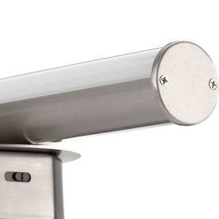 Progress Lighting Phase 3 Collection 24 in. Brushed Nickel Medium Modern 3CCT Integrated LED Linear Vanity 1-Light with Acrylic Diffuser P300411-009-CS