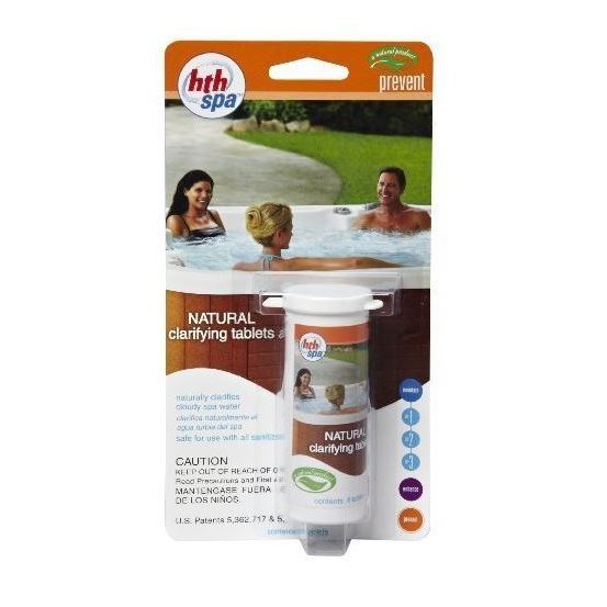 HTH Spa Natural Clarifier Tablets for Spas and Hot Tubs