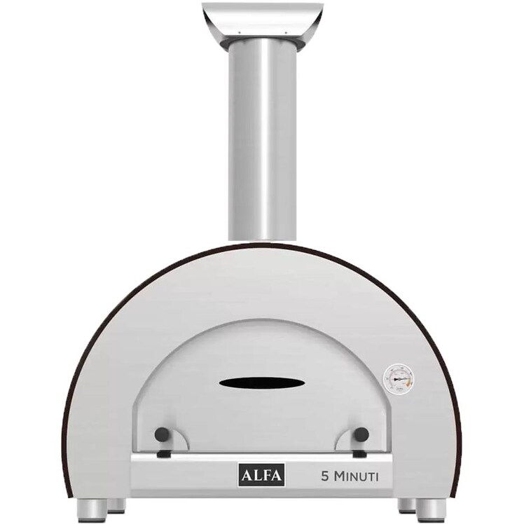 Alfa 5 Minuti 23-Inch Outdoor Countertop Wood-Fired Pizza Oven