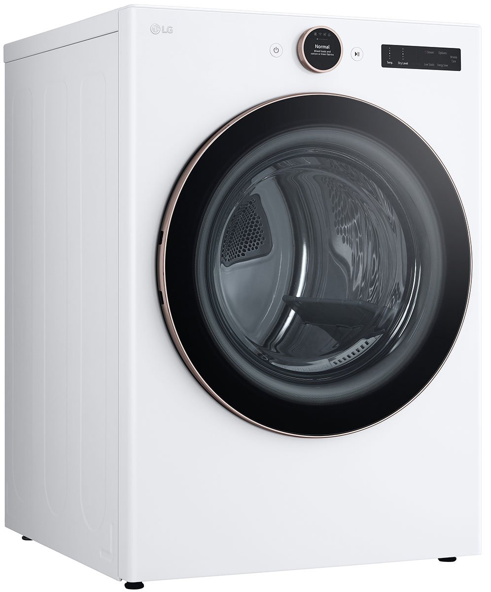 LG 7.4 Cu. Ft. White Front Load Gas Dryer