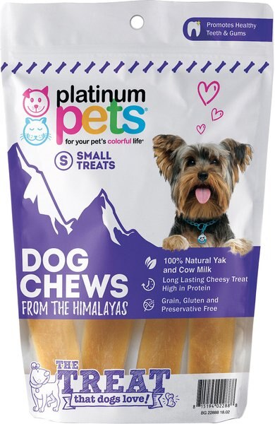 Platinum Pets Dog Chews from the Himalayas Dog Treats， Small