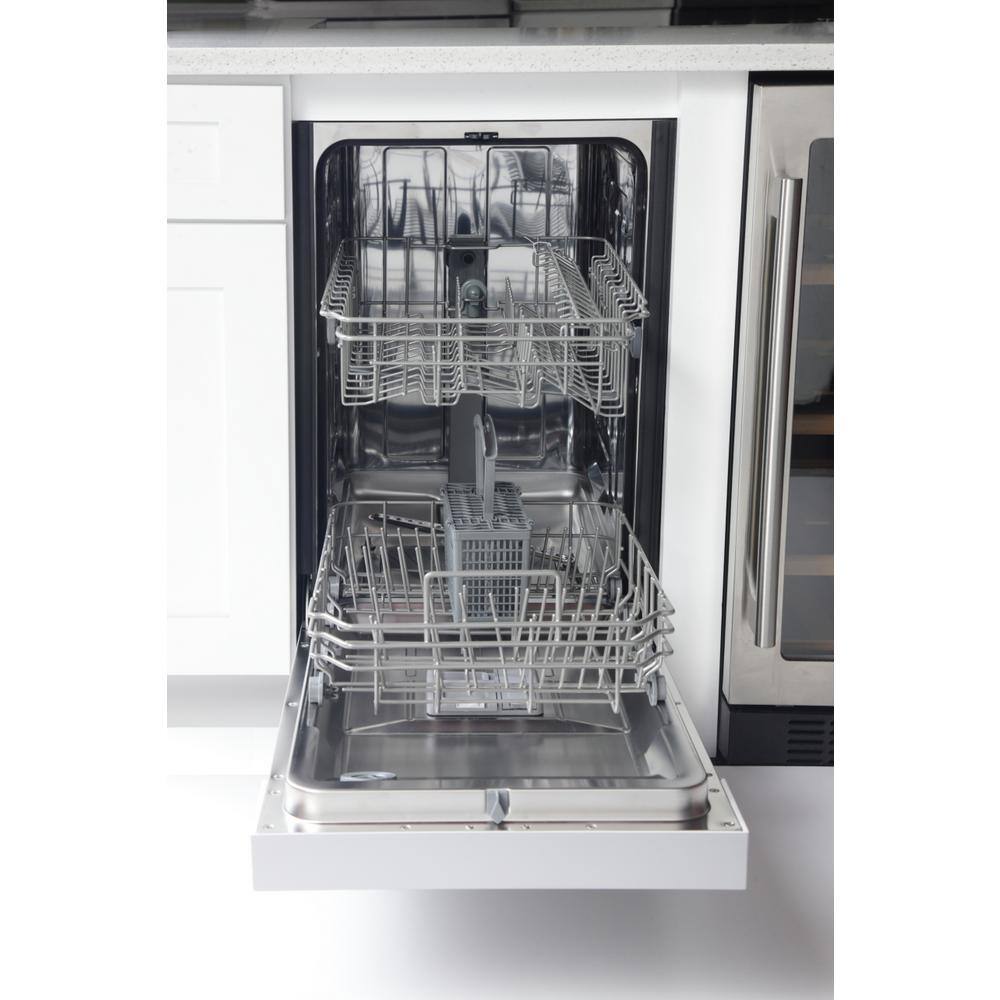 Kucht 18 in. Stainless Steel Front Control Smart Built-In Tall Tub Dishwasher 120-volt with Stainless Steel Tub K7740D