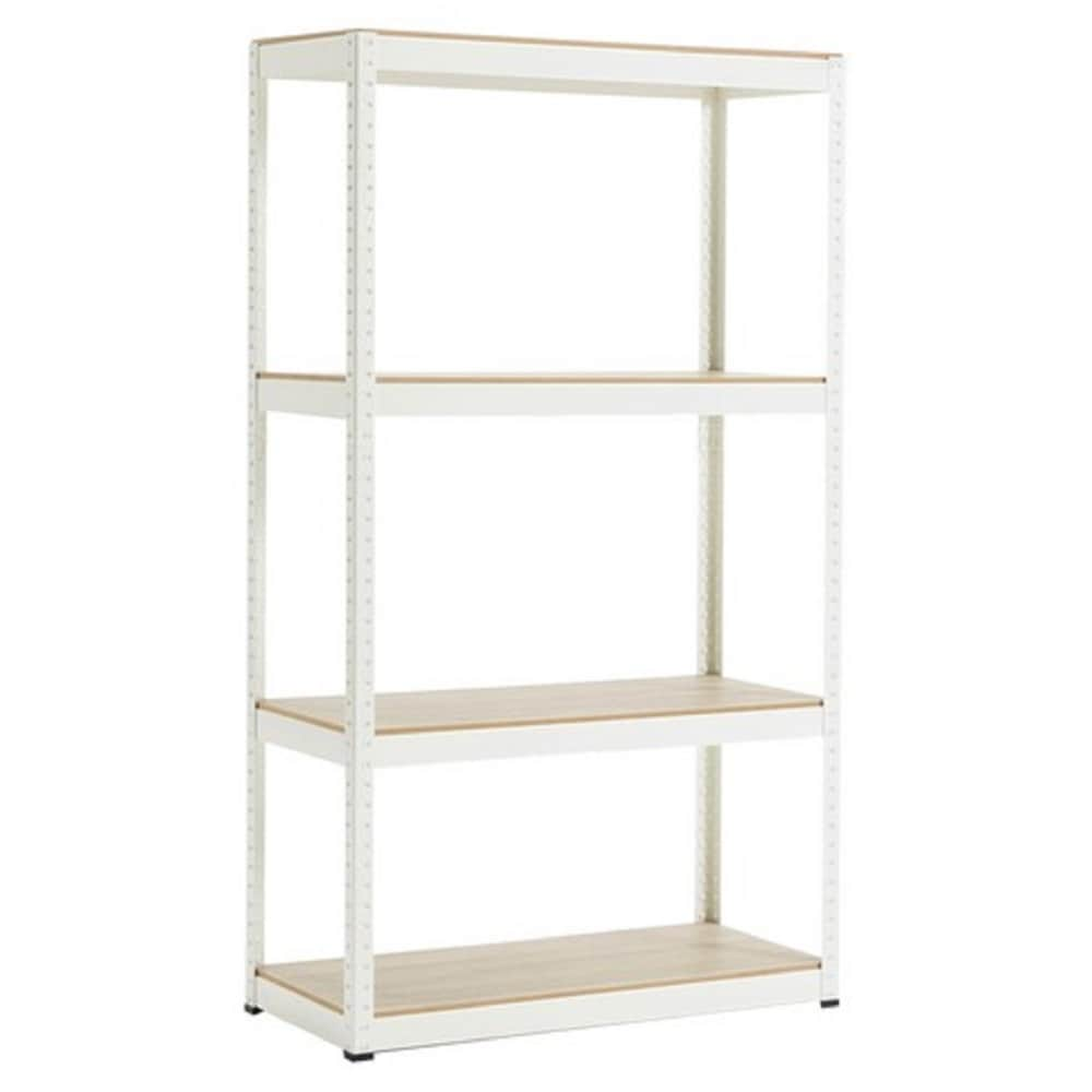 Storage Shelves   4 Tier Adjustable Garage Storage Shelving  Heavy Duty Metal Storage Utility Rack Shelf Unit