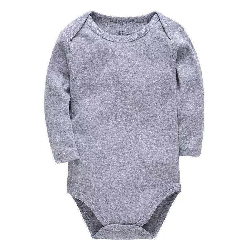 Baby Bodysuit Newborn Babies Clothes Long Sleeve Black Unisex 3 6 9 12 18 24 Months Baby Clothing