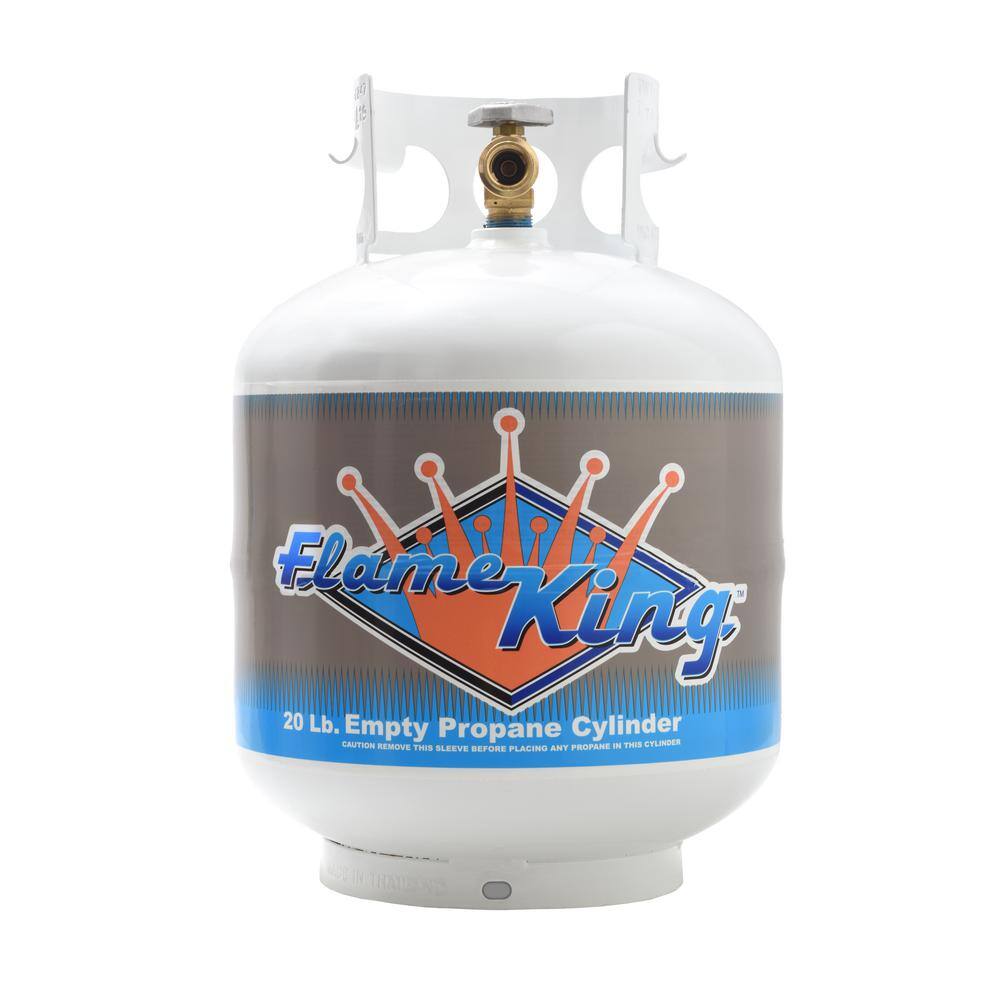 Flame King 20 lbs. Empty Propane Cylinder with Overflow Protection Device YSN201