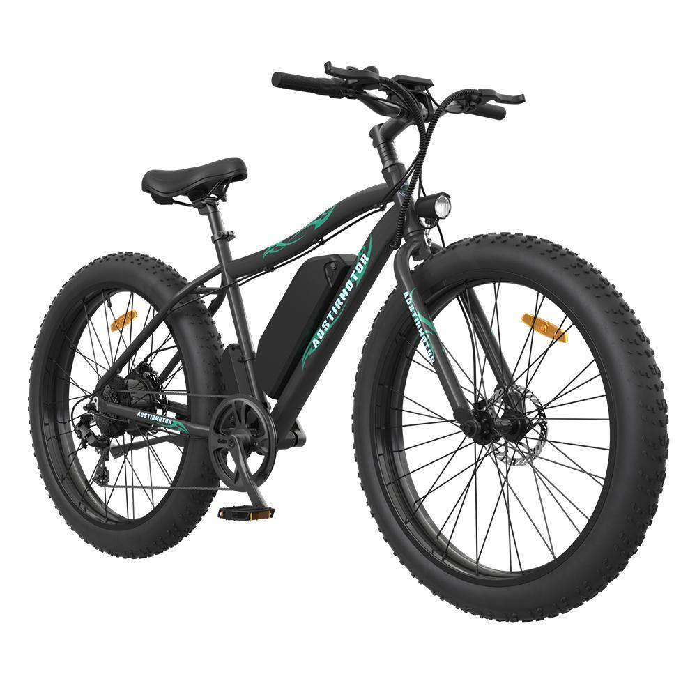 26 in. 500-Watt Electric Bike Fat Tire P7 36-Volt 12.5 mAH Removable Lithium Battery for Adults GM-H-261