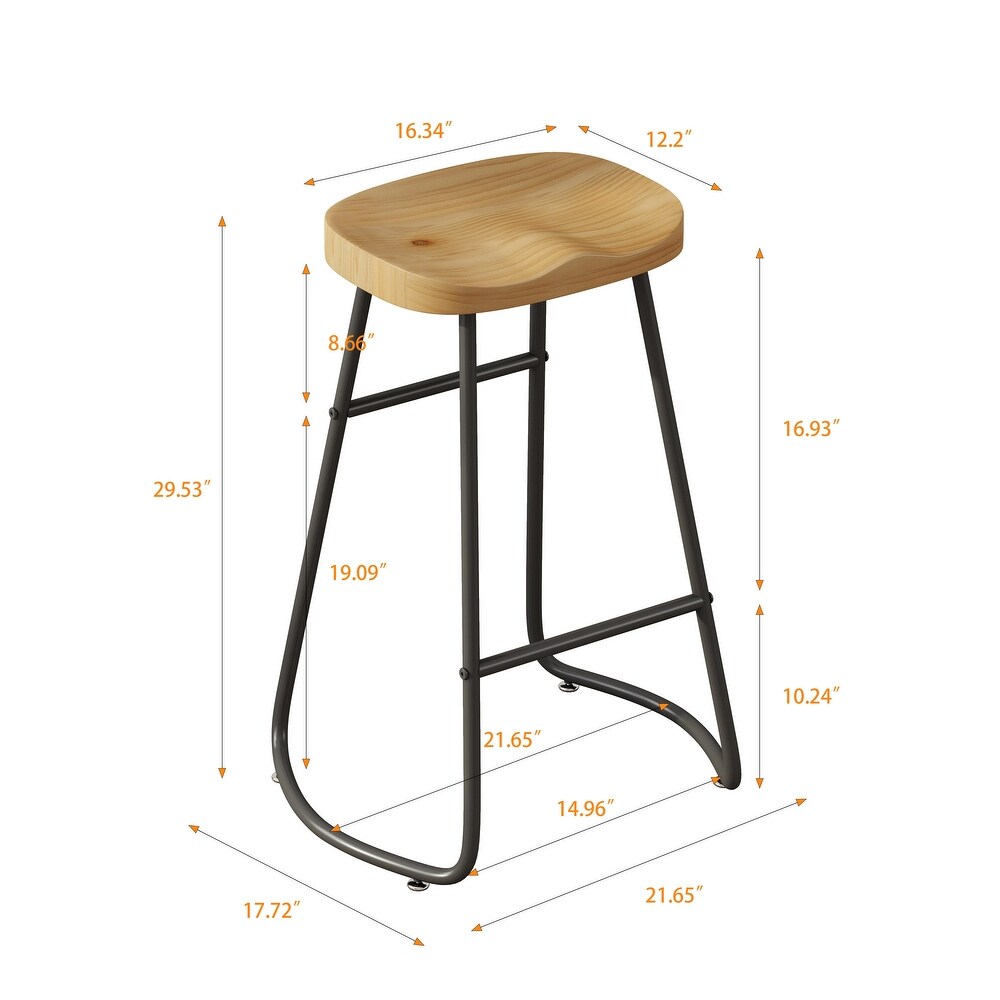 Counter Height Bar Stools Set of 2