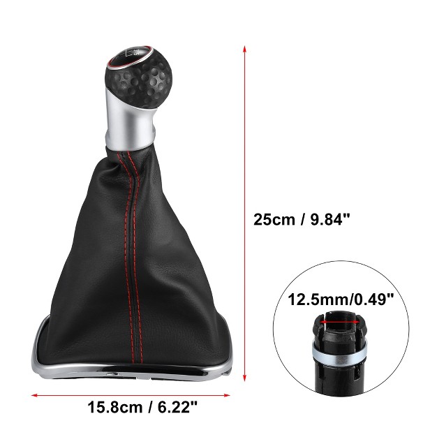 Unique Bargains Car Vehicle 5 Speed Manual Gear Shift Knob For Volkswagen Jetta Black 1pc