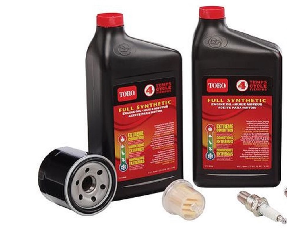 TimeCutter Toro Engine Maintenance Kit with Heavy-Duty Air Filter for Single Cylinder