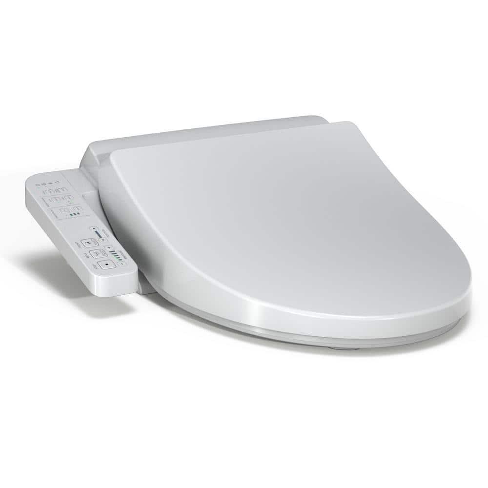 TOTO A2 Washlet Electric Heated Bidet Toilet Seat for Elongated Toilet in Cotton White