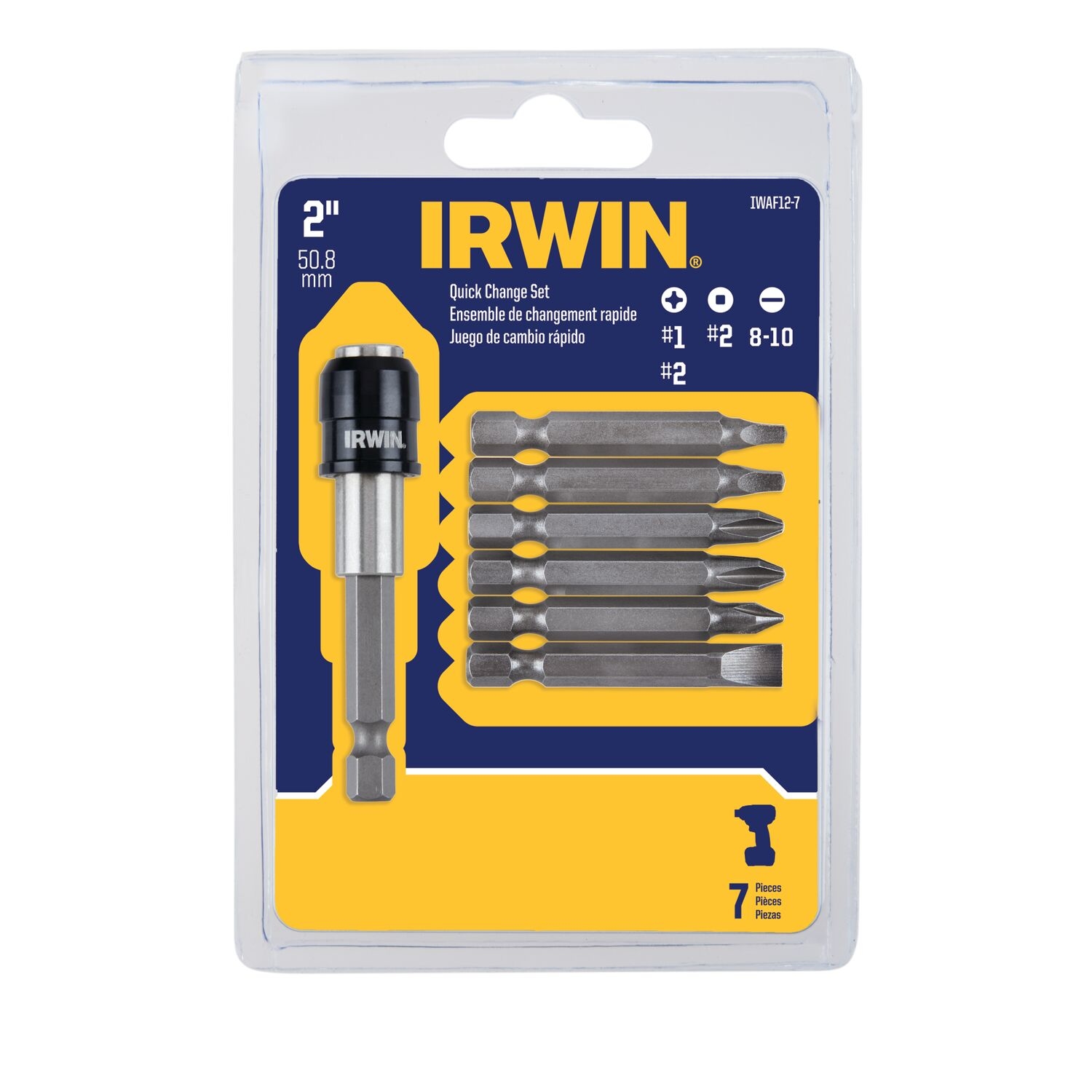 Irwin Steel Quick-Connect Drill Bit Set 7 pc