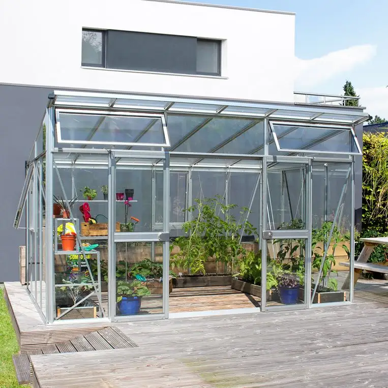 High quality durable glass greenhouse Outdoor garden greenhouse