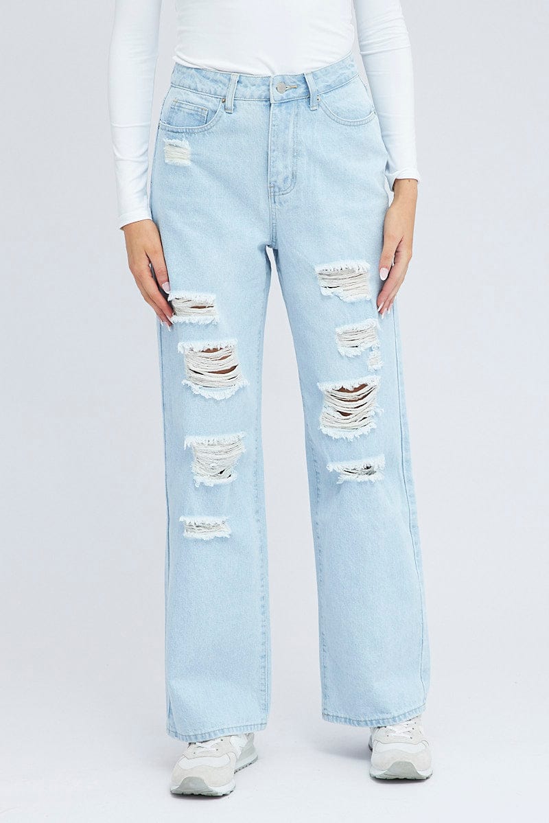 Denim 90's Wide Leg Jeans