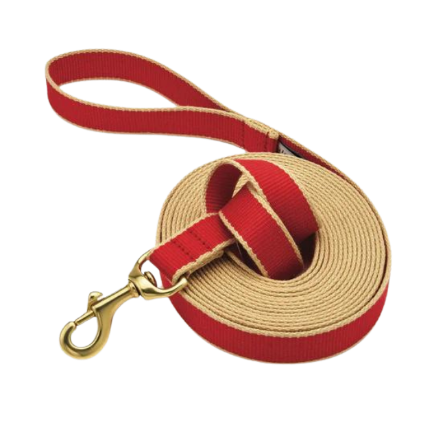 Training Leash | Red & Tan