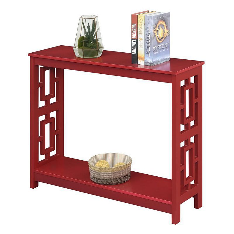 Convenience Concepts Town Square Console Table with Shelf