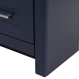 Home Decorators Collection Craye 24 in. W x 21.6 in. D x 34 in. H Bath Vanity Cabinet without Top in Deep Blue CY24-DB