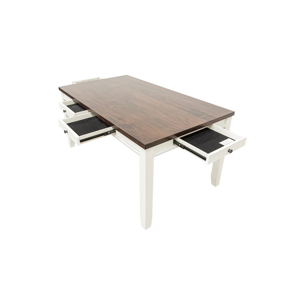 Classic Rectangular Dining Table with Pull out Drawers