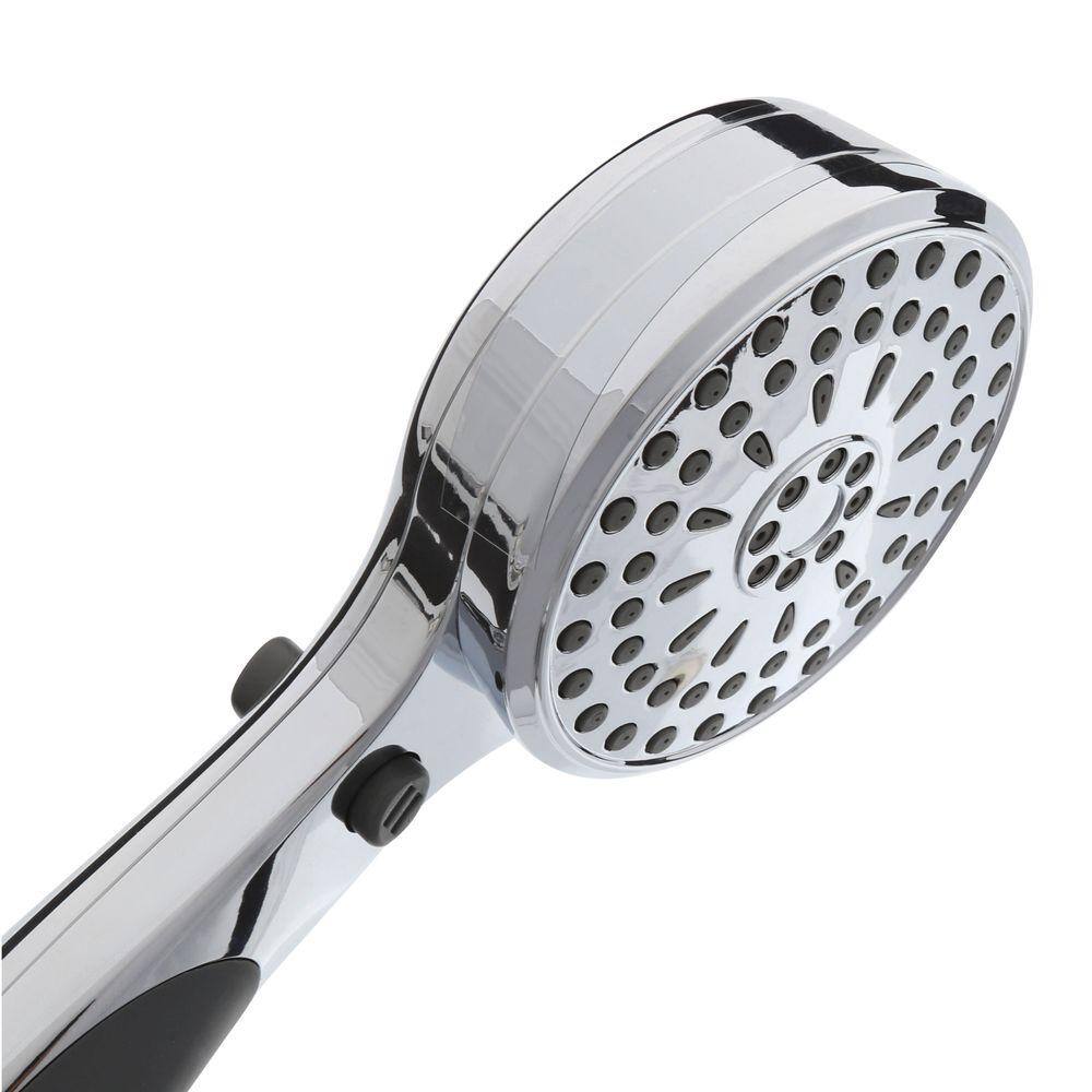 Delta ActivTouch 9-Spray Patterns 1.75 GPM 3.75 in. Wall Mount Handheld Shower Head in Chrome 54424-18-PK