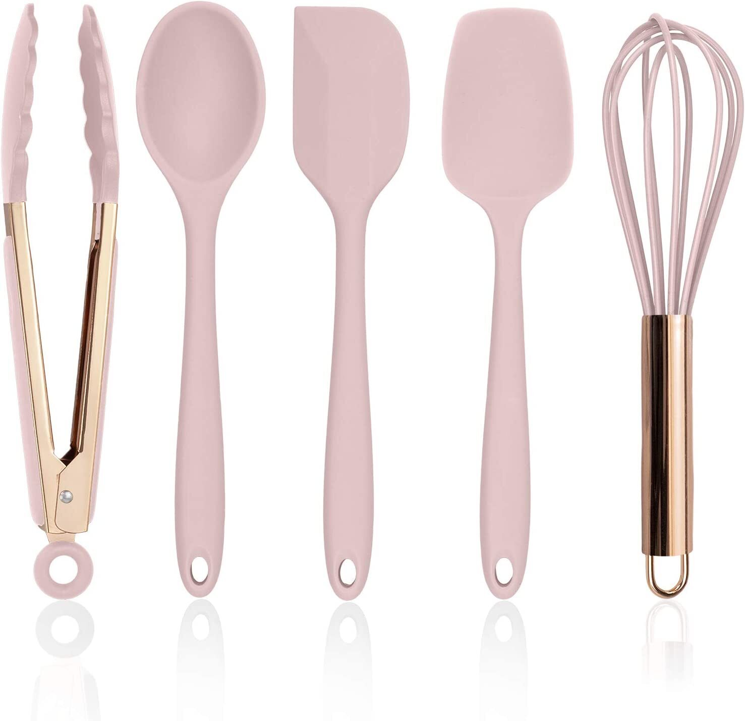 Silicone Cooking Utensils 5-Piece Kitchen Utensils Set