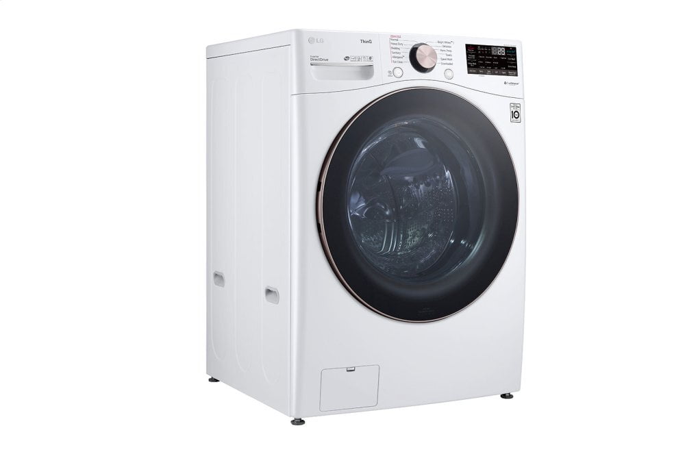 Lg WM4000HWA 4.5 Cu. Ft. Ultra Large Capacity Smart Wi-Fi Enabled Front Load Washer With Turbowash™ 360(Degree) And Built-In Intelligence