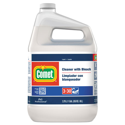 Procter and Gamble Comet Professional Liquid Cleaner with Bleach | Ready to Use， 1 Gallon Bottle | PAG02291