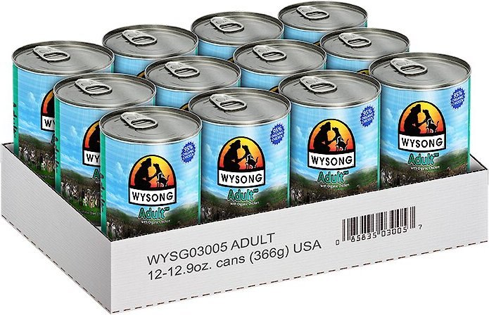 Wysong Adult with Organic Chicken Canned Dog Food