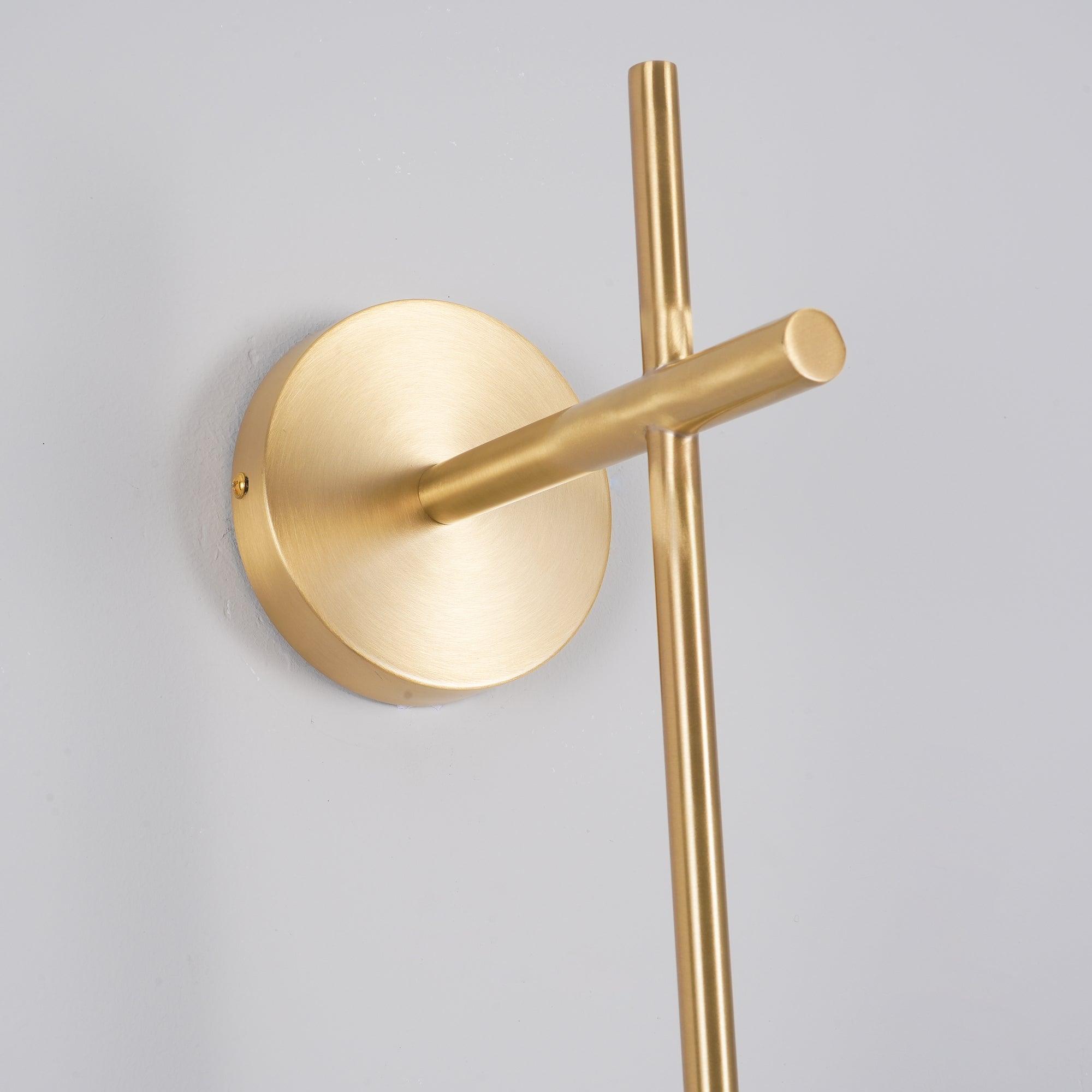 Vertical Globe Plug-in Wall Lamp