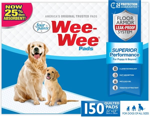 Four Paws Wee-Wee Superior Performance Dog Pee Pads