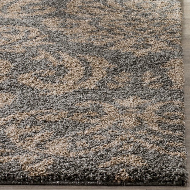 Florida Shag Sg460 Power Loomed Area Rug Safavieh