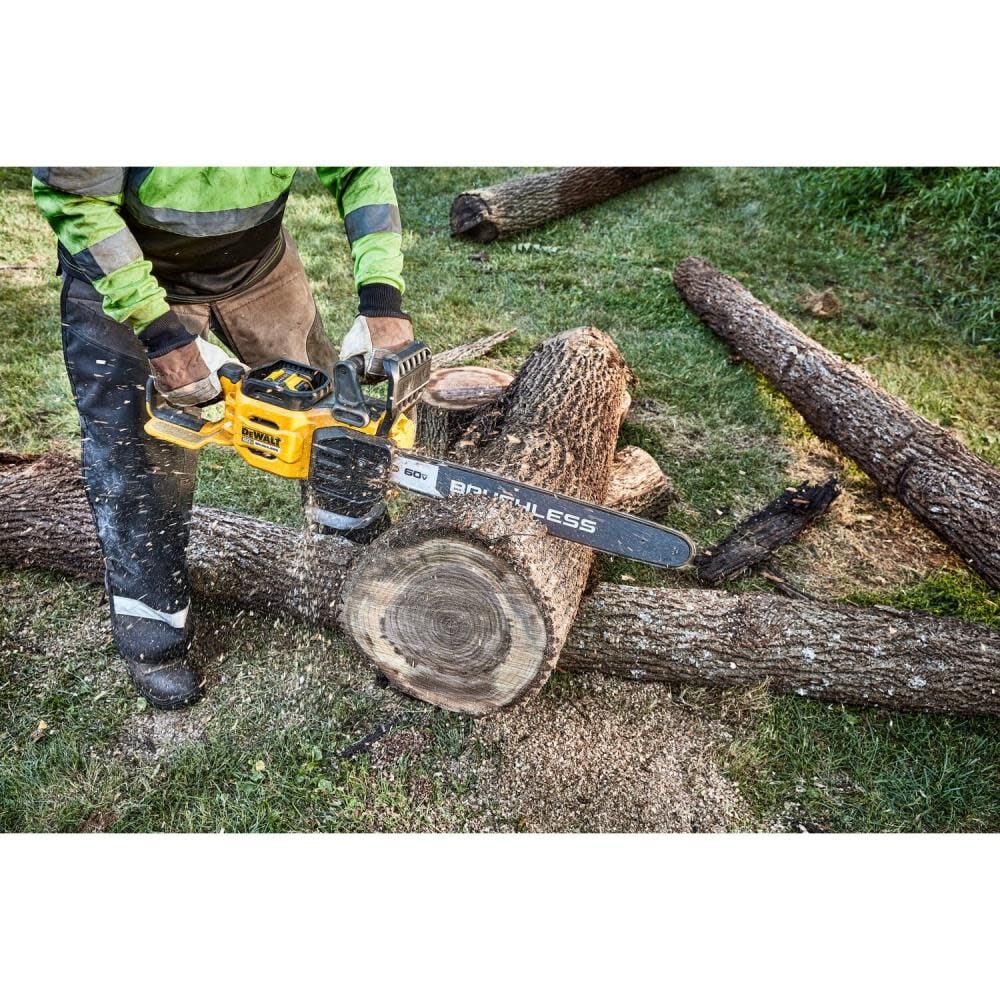 DEWALT 60V MAX Chainsaw 20" Brushless Cordless Kit DCCS677Y1 from DEWALT