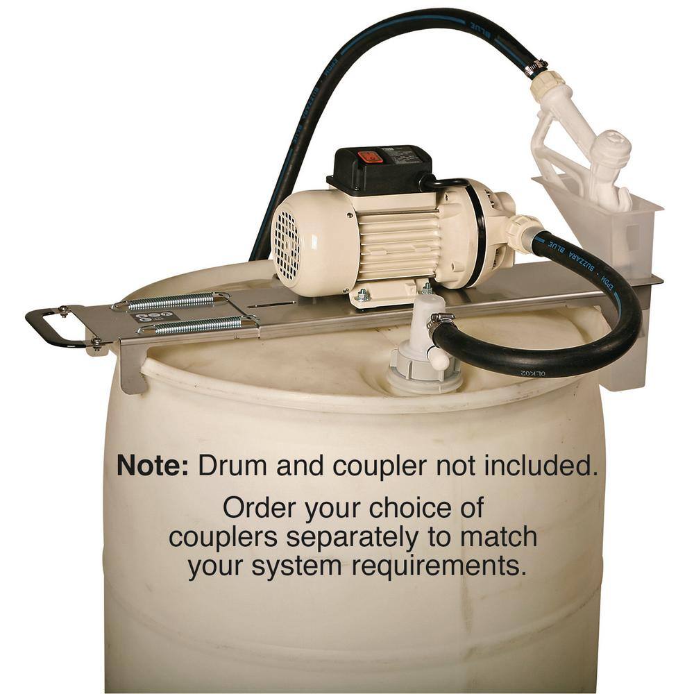 Liquidynamics 115-Volt Diesel Exhaust Fluid Drum Topper Pump with Manual Nozzle for 55 Gal. Drums 33115-S1M