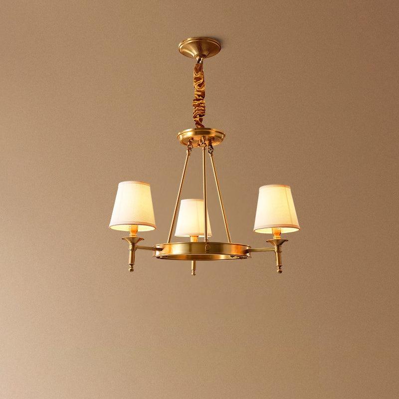 Antique Brass Chandelier