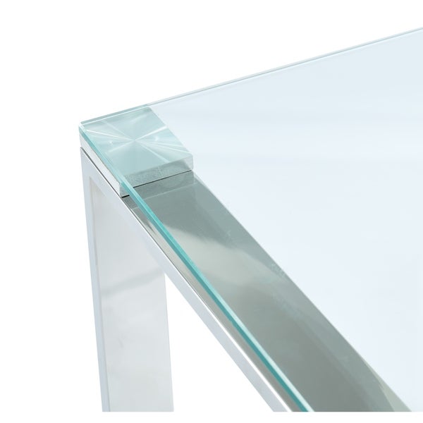 Glass/Chrome Coffee Table