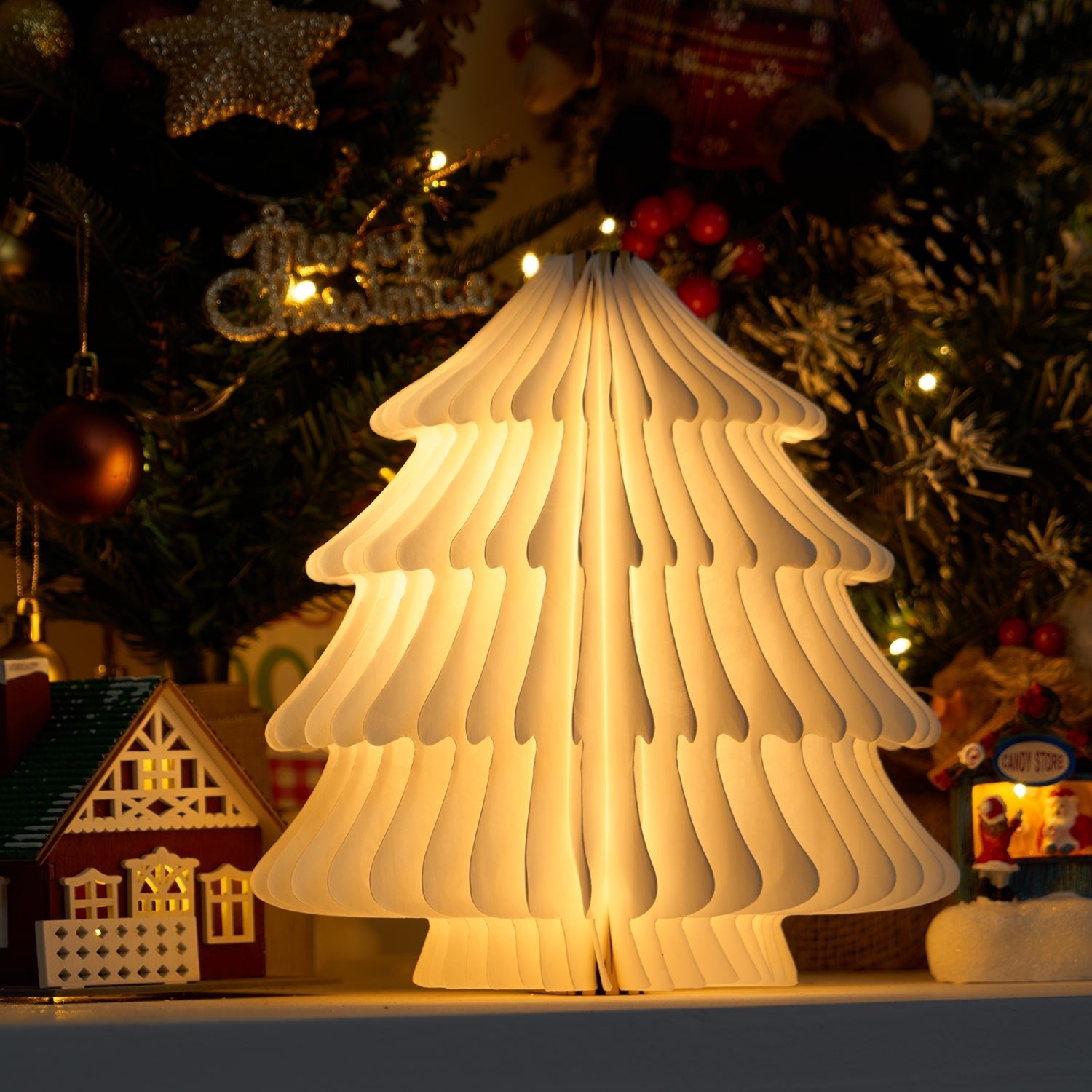 Xmas Tree Fold Table Lamp