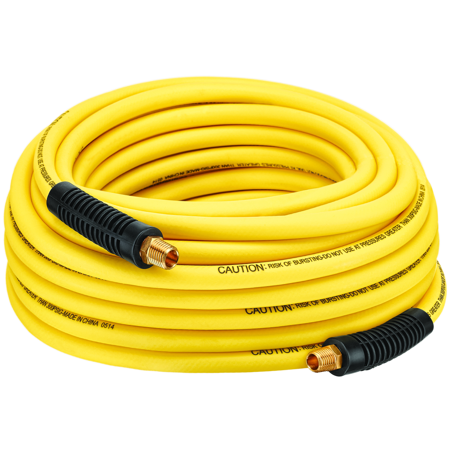 Bostitch 50 ft. L Hybrid Polymer Air Hose 300 psi Yellow