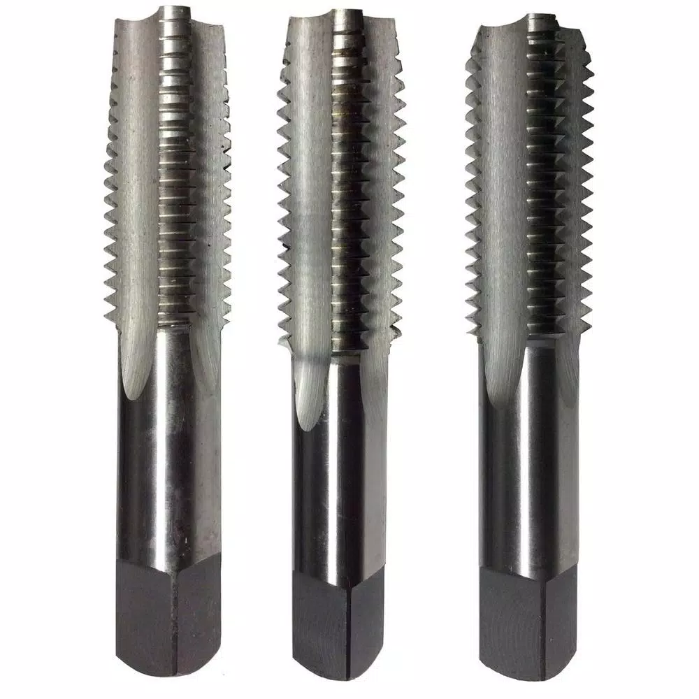 Drill America 1/2 in. -20 High Speed Steel Left Hand 4-Flute Tap Set and#8211; XDC Depot